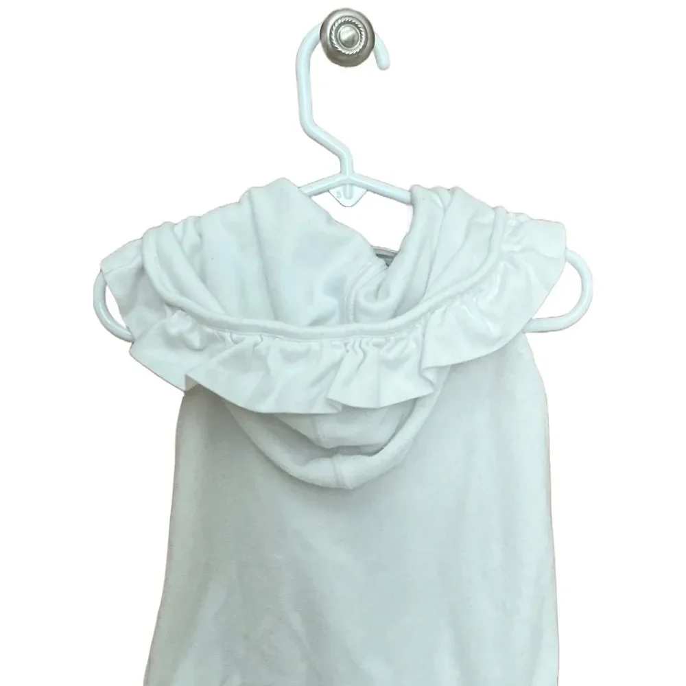 Janie and Jack, White Terry Swim Coverup, Size 6-12 Months